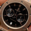 Hublot Classic Chrono Rosè 45mm Mostrador Preto Puls. Borracha/CouroP