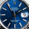 Rolex Datejust 41/36mm Aço, Mostrador Azul Luneta Canelada Pulseira Jubilee - Imagem 2