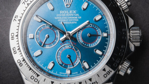 Rolex Daytona 40mm Aço Mostrador Azul Luneta Aço Pulseira Oyster - Image 8