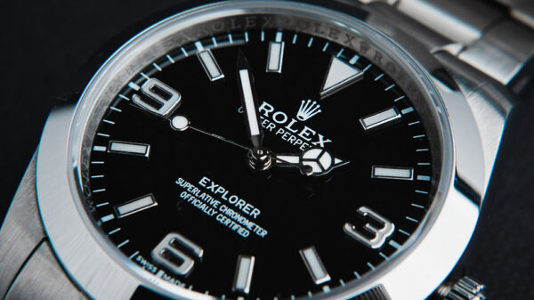 Rolex Explorer 40mm Aço Mostrador Preto Luneta Lisa Pulseira Oyster - Image 6