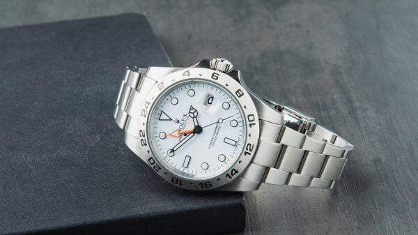 Rolex Explorer II 42mm Aço Mostrador Branco Luneta Aço Pulseira Oyster - Image 4