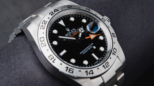 Rolex Explorer II 42mm Aço Mostrador Preto Luneta Aço Puls. Oyster