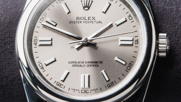 Rolex Oyster Perpetual 41/36mm Aço Mostrador Cinza Luneta Baulada Puls. Oyster - Image 10