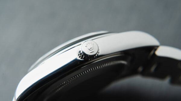 Rolex Oyster Perpetual 41/36mm Aço Mostrador Tiffany Luneta Baulada Puls. Oyster - Image 4