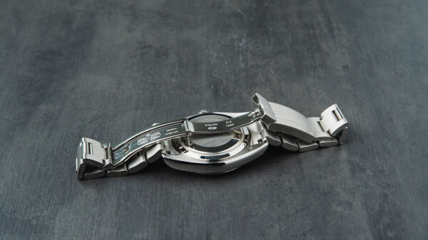 Rolex Oyster Perpetual 41/36mm Aço Mostrador Tiffany Luneta Baulada Puls. Oyster - Image 8
