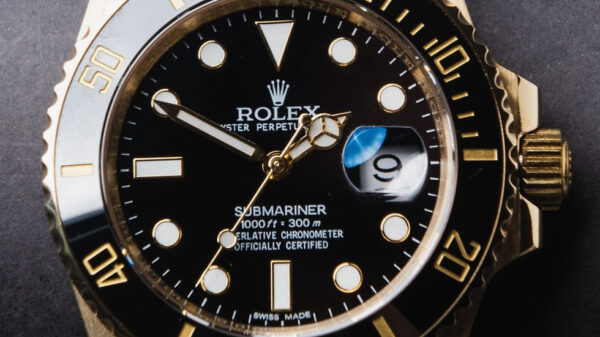 Rolex Submariner Date 41mm Dourado Mostrador Preto Luneta Preta Puls. Oyster - Image 10