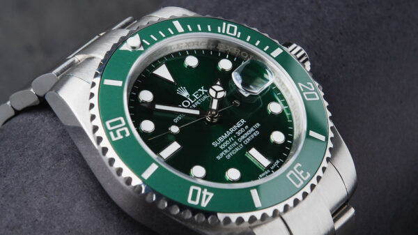 Rolex Submariner Date Hulk 40mm Mostrador Verde Luneta Verde Puls. Oyster