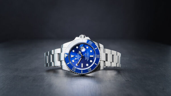 Rolex Submariner Date Smurf 40mm Aço Mostrador Azul Luneta Azul Puls. Oyster - Image 2