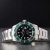 Rolex Submariner StarBucks 41mm Aço Mostrador Preto Luneta Verde Pulseira Oyster - Image 9