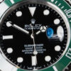 Rolex Submariner StarBucks 41mm Aço Mostrador Preto Luneta Verde Pulseira Oyster - Image 5
