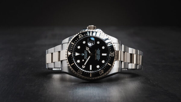 Rolex Sea-Dweller 43mm Aço/Dourado Mostrador Preto Luneta Preta Puls. Oyster - Image 6