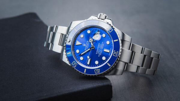 Rolex Submariner Date Smurf 40mm Aço Mostrador Azul Luneta Azul Puls. Oyster - Image 5