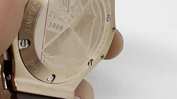 Hublot Big Bang 44mm Aço Chocolate Pulseira Borracha - Image 6