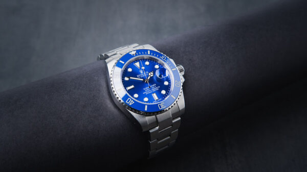 Rolex Submariner Date Smurf 40mm Aço Mostrador Azul Luneta Azul Puls. Oyster - Image 3