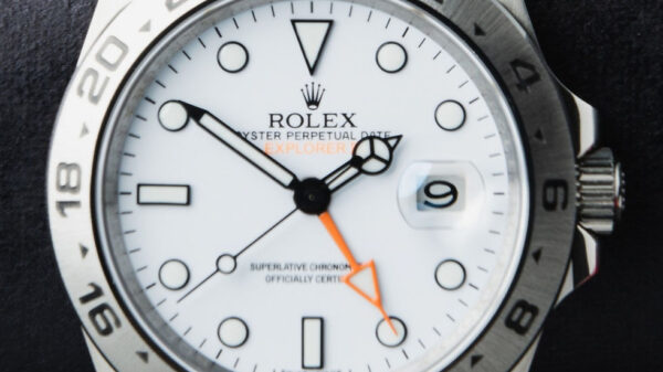 Rolex Explorer II 42mm Aço Mostrador Branco Luneta Aço Pulseira Oyster - Image 3