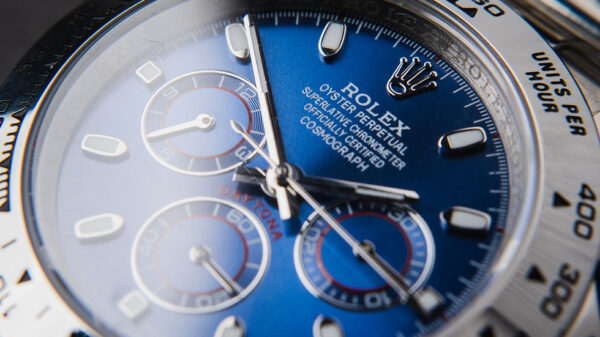 Rolex Daytona 40mm Aço Mostrador Azul Luneta Aço Pulseira Oyster - Image 2